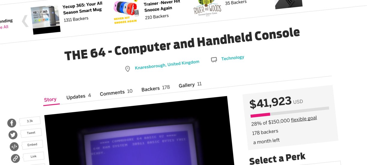 Teraz dla odmiany pożerujmy na nostalgii fanów Commodore 64