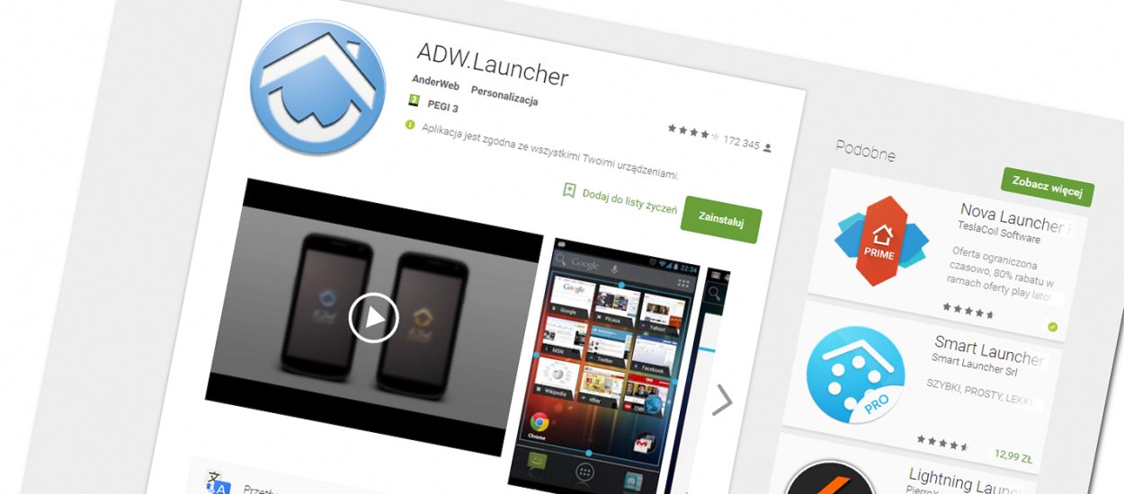 Pamiętacie ADW Launchera? Po pięciu latach wydano wersję 2.0