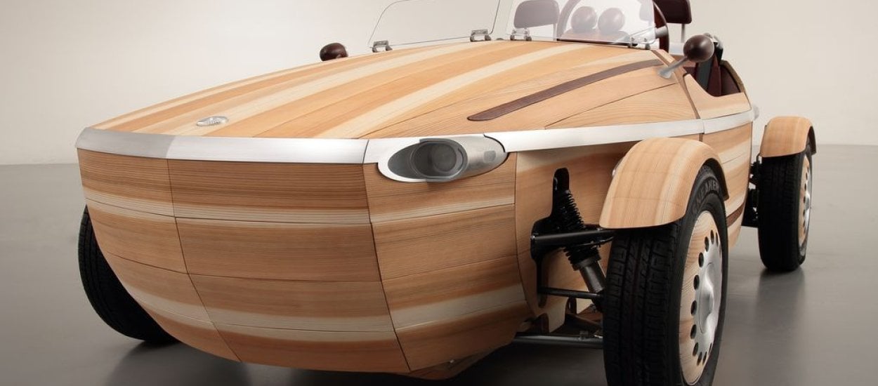 Toyota Setsuna - rodzinny samochód wykonany z drewna