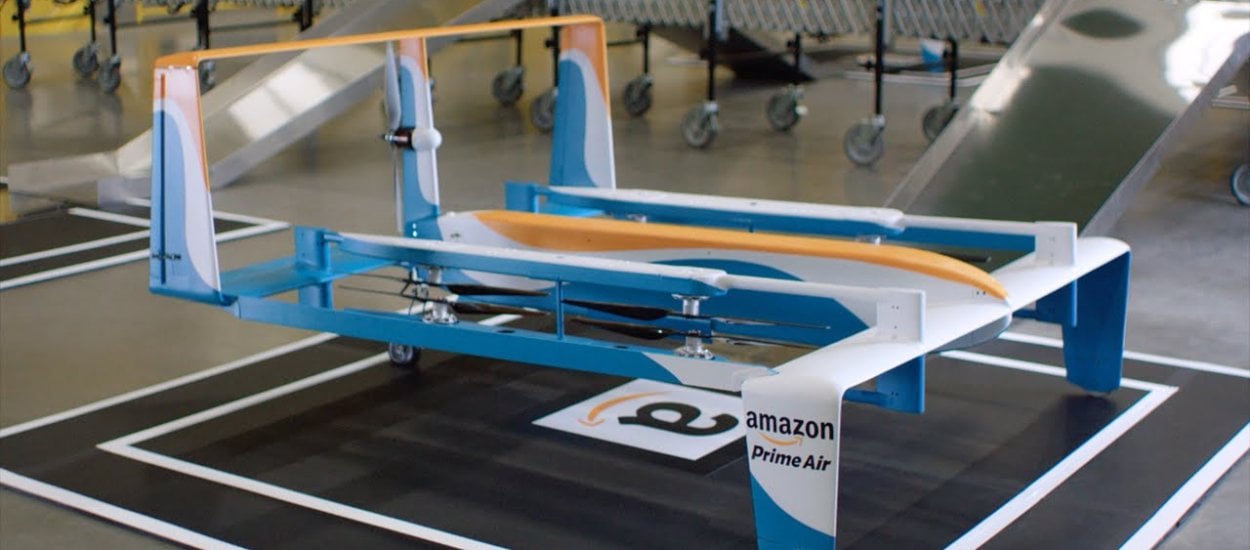 Amazon nie porzuca swoich dronów - kolejny pomysł przybliża realizację projektu