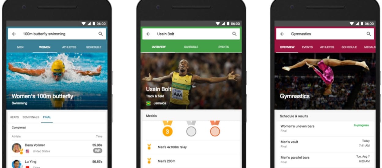 Google zabiera nas na Igrzyska do Rio! Dobrze, że internetowi giganci mocno angażują się w tego typu imprezy