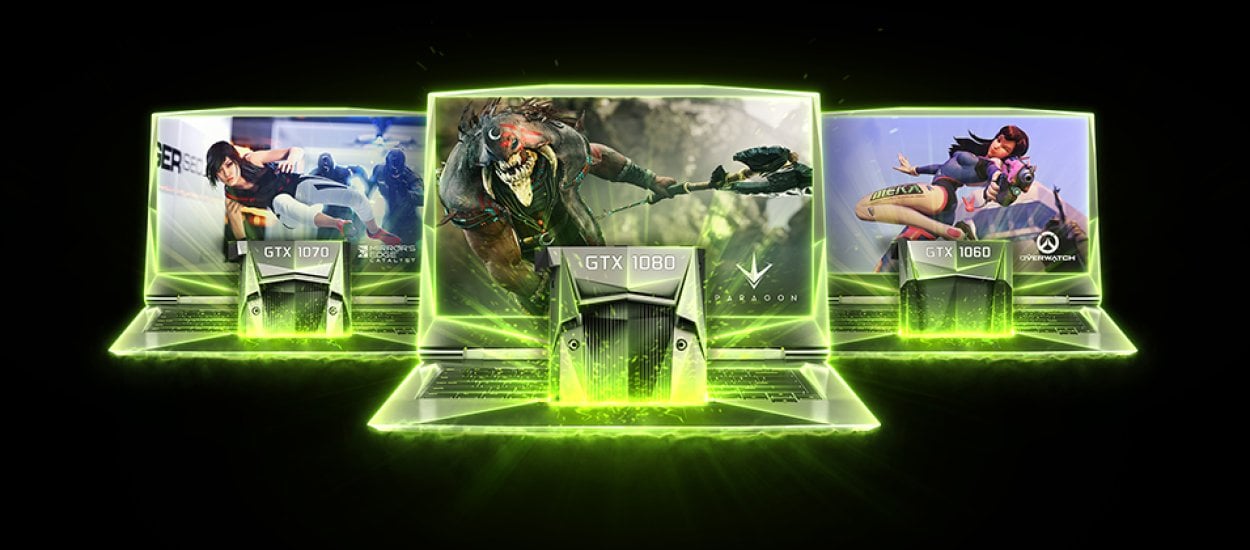 Nvidia prezentuje karty GeForce GTX 1080, GTX 1070 i GTX 1060 dla laptopów