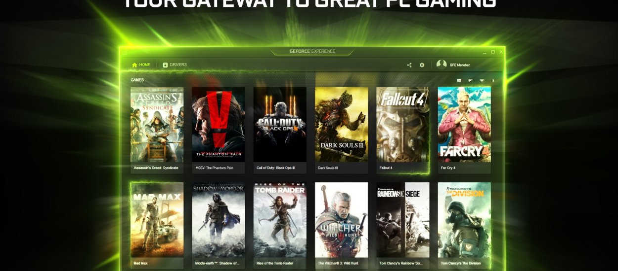 Nvidia wydaje GeForce Experience 3.0. Trudno mi sobie wyobrazić granie bez tego programu