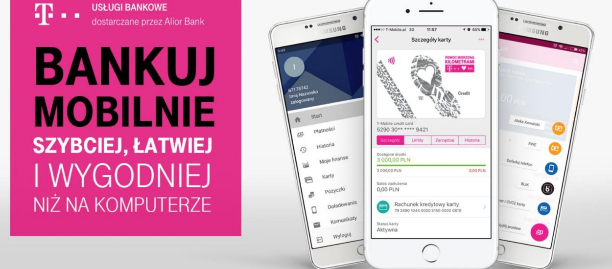 Nowa aplikacja od T-Mobile Usługi Bankowe w końcu z obsługą płatności Blik