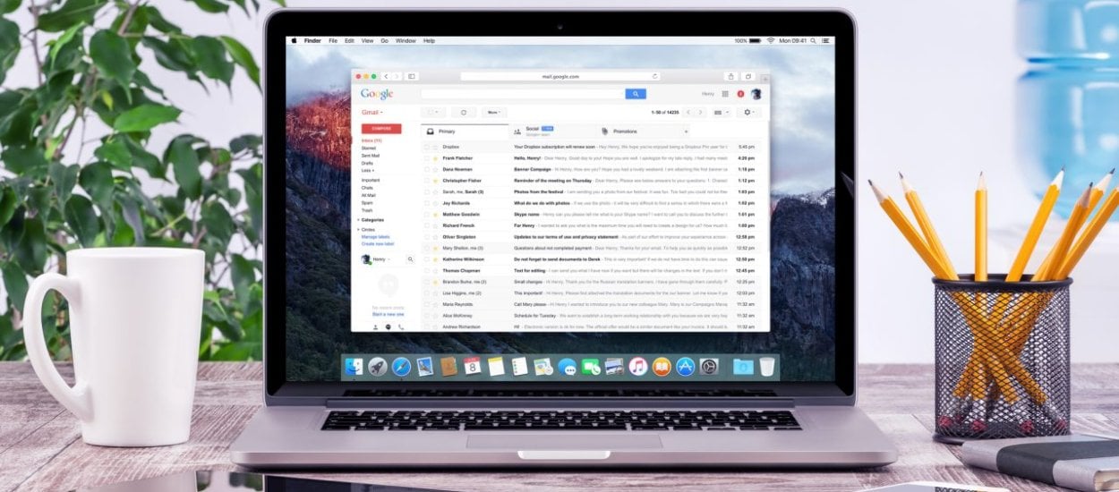 Zrezygnowałem z dodatkowych kart w Gmailu - "Inbox zero" jak się patrzy