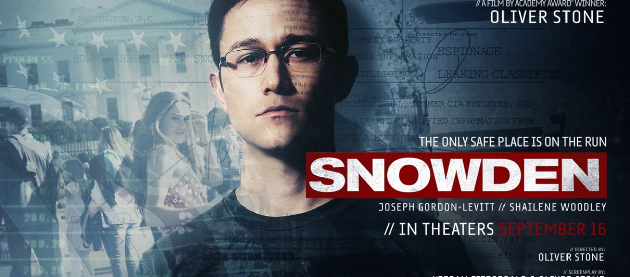 Recenzja filmu Snowden. Powinni to puszczać ludziom przed podłączeniem do internetu