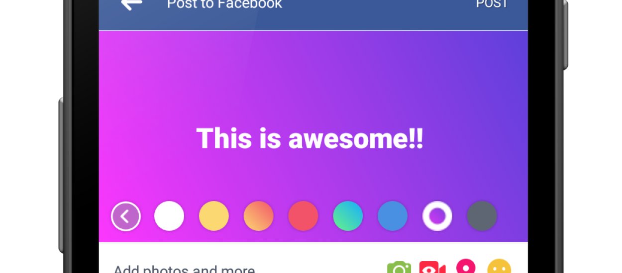 Kolorowe tła postów na Facebooku? To będzie koszmar! [prasówka]