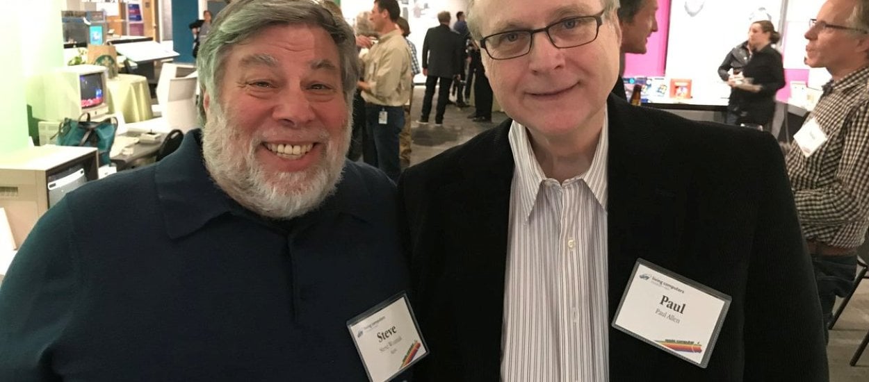 Paul Allen i Steve Wozniak, współzałożyciele Microsoftu i Apple, spotkali się po raz pierwszy... wczoraj
