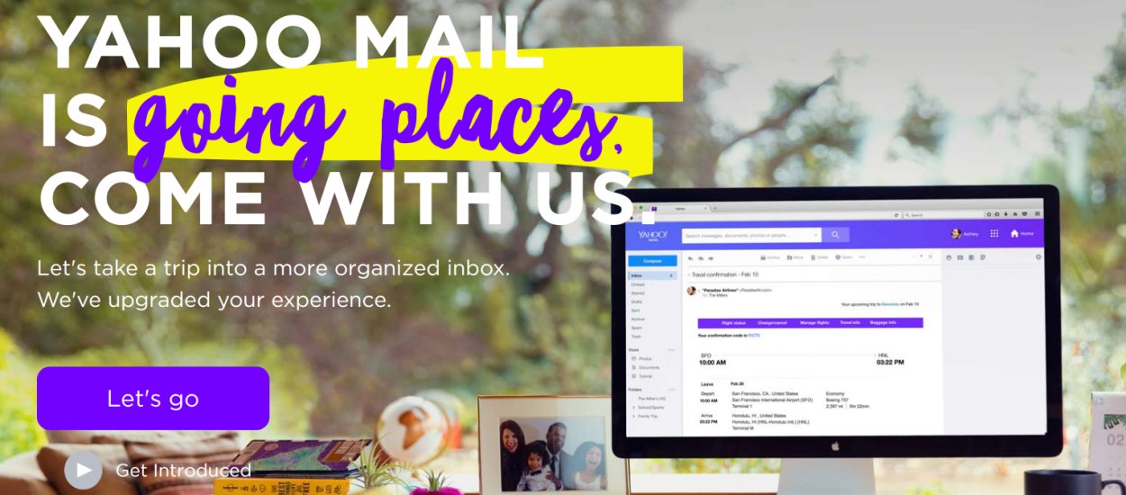 Yahoo Mail - nowa wersja webmaila, to istna kopia Gmaila