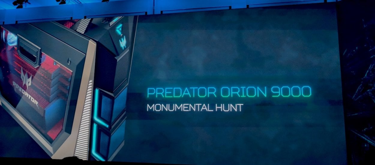 Prawdziwe monstrum Predator Orion 900 i cudowny monitor z HDR Predator X35 - Acer otwiera IFA