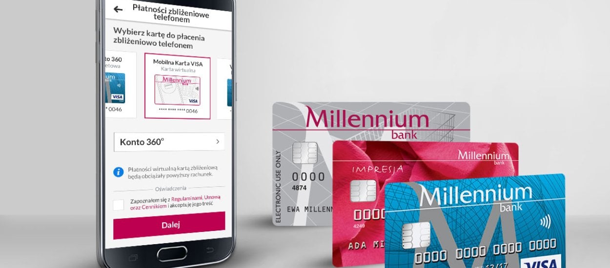Tokenizacja wszystkich rodzajów kart płatniczych dla klientów Banku Millennium