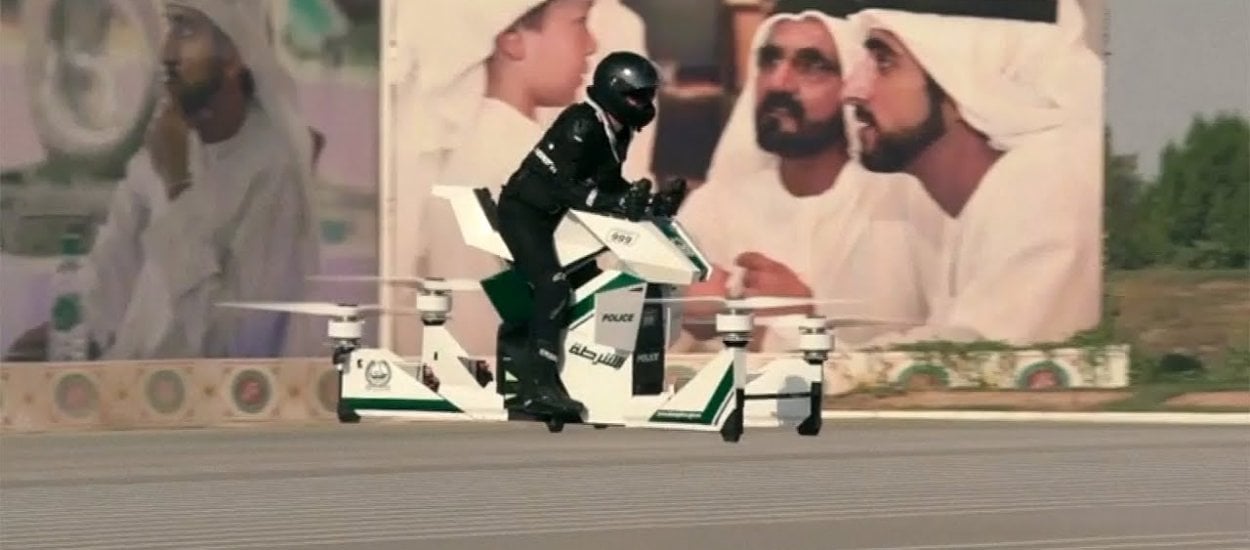 Zazdroszczę policjantom w Dubaju - doczekali się nowej zabawki. To już są Gwiezdne Wojny...