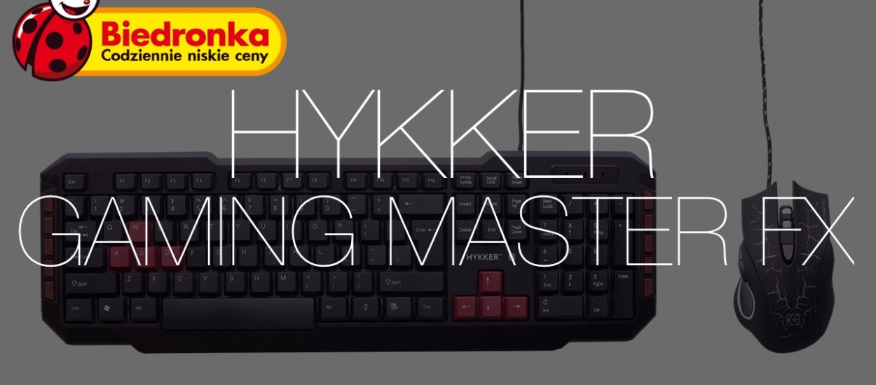 Dlaczego nie warto kupić zestawu Hykker Gaming Master FX z Biedronki?