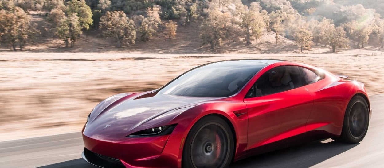 Tesla Roadster do setki rozpędzi się w 1,9 s! Auto nie będzie drogie