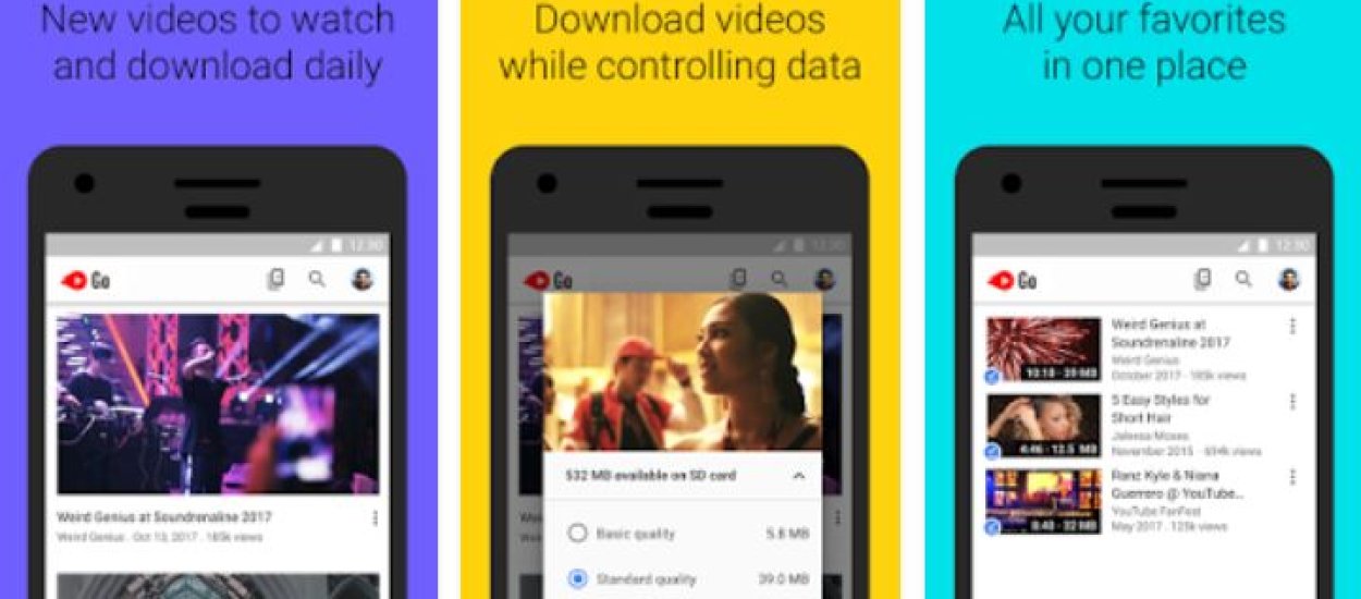 YouTube Go pozwoli Ci zapisać film w telefonie, a smartfon YouTube Edition - zadzwonić