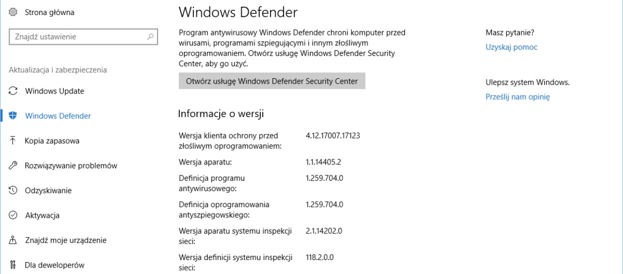 Windows Defender zaliczył poważny sukces. To się nazywa ochrona przed atakiem