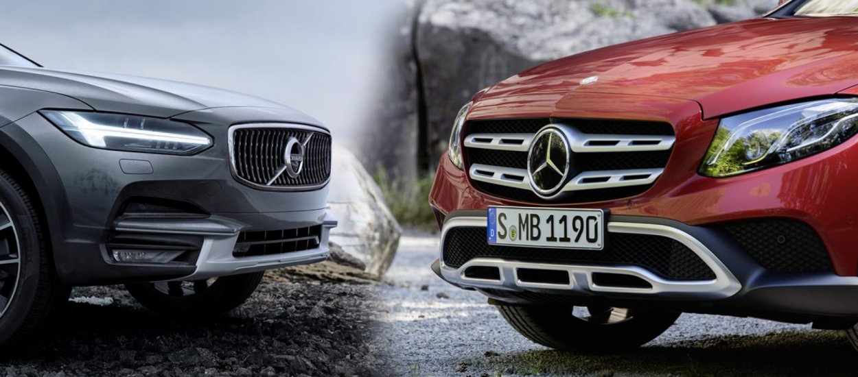 Uterenowione kombi zamiast SUV-a? Mercedes-Benz Klasy E All-Terrain kontra Volvo V90 Cross Country