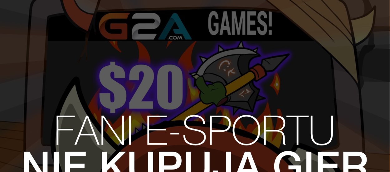 Fani e-sportu nie kupują gier. Rozmawiamy z G2A