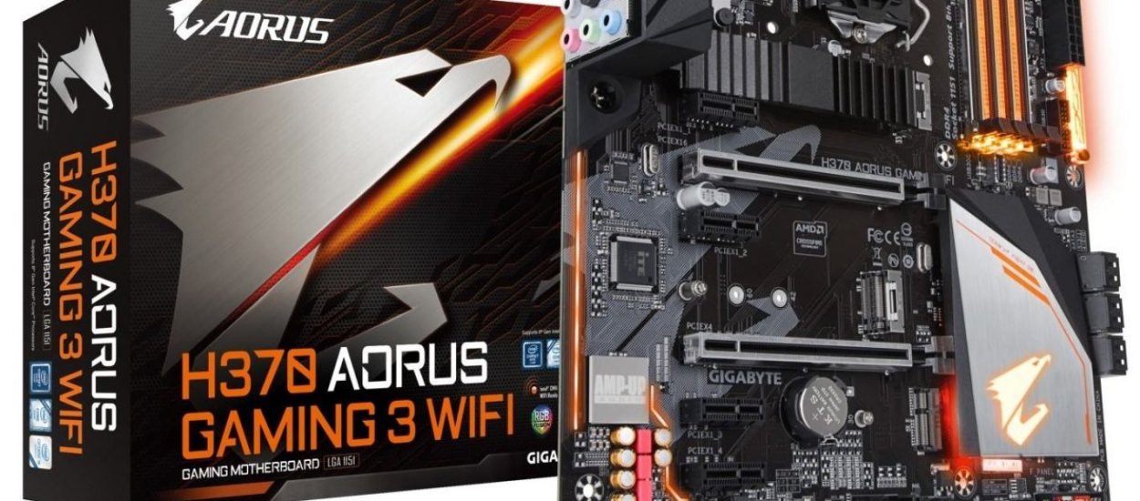 Oto Gigabyte H370 AORUS Gaming 3 - pierwsza płyta z chipsetem H370