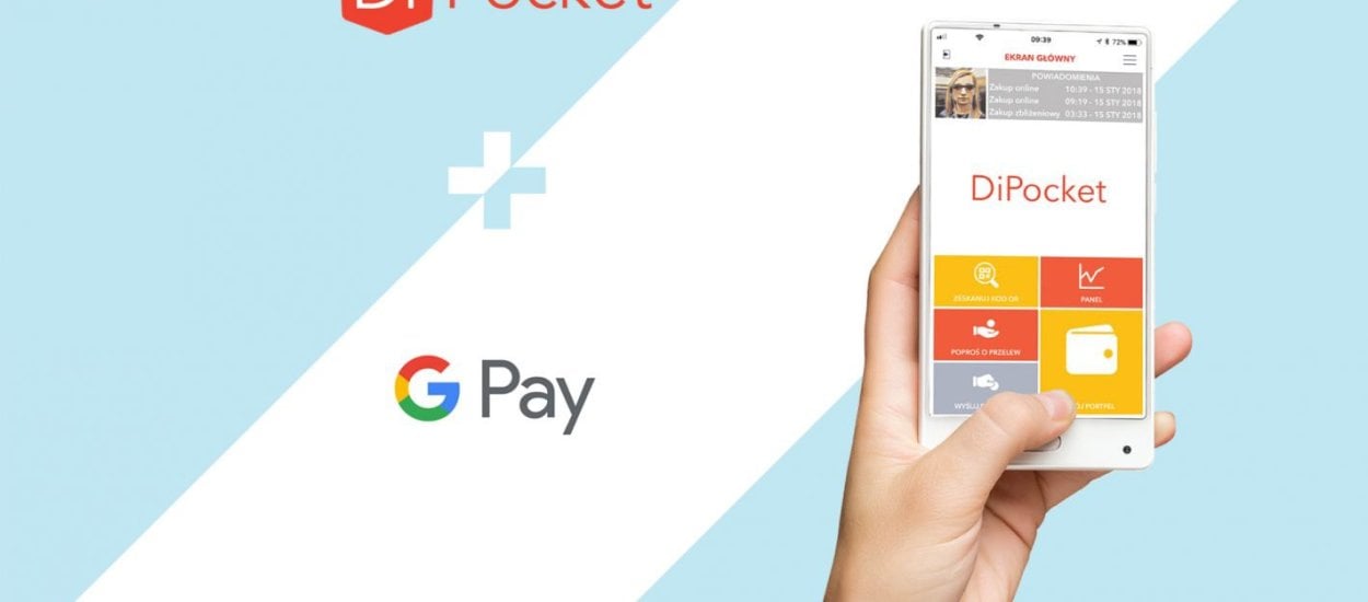 Już nie potrzebujesz konta bankowego, by korzystać z Google Pay, wystarczy DiPocket