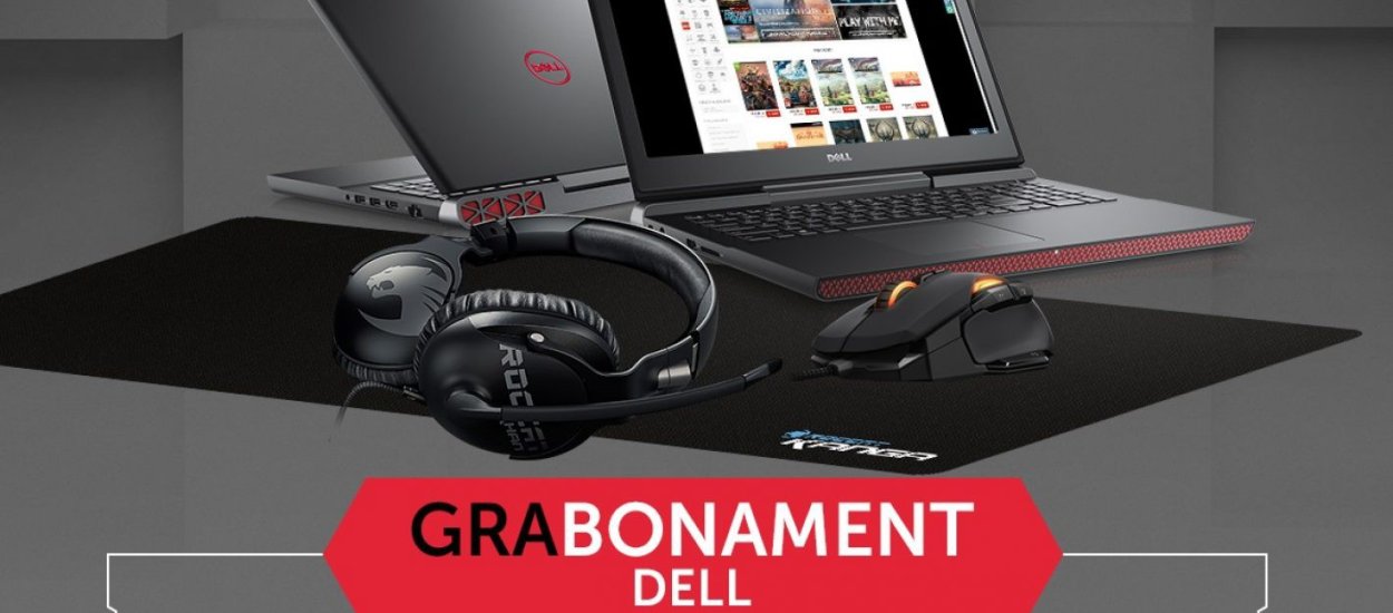 Dell dorzuca teraz do laptopów nie tylko gry, ale i akcesoria Roccat. Rusza Grabonament II