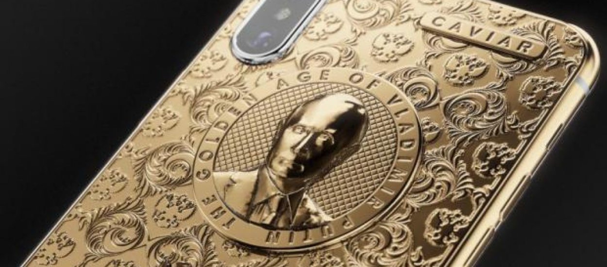 Złoty kicz z Rosji? Oto nowy iPhone X Vladimir Putin Edition