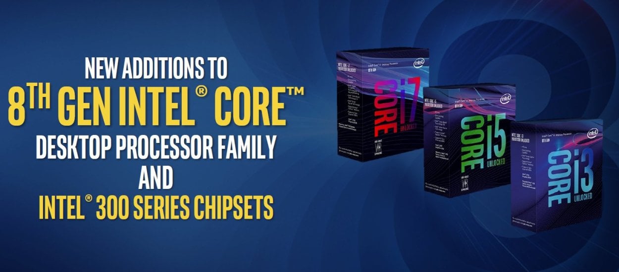 Nowe procesory i chipsety 8 generacji od Intel