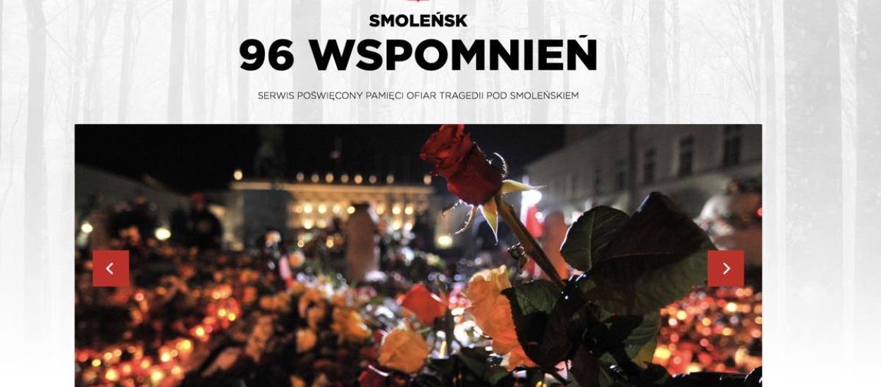 Projekt 96 wspomnień : Onet pokazuje jak godnie uczcić ofiary katastrofy Smoleńskiej w internecie.