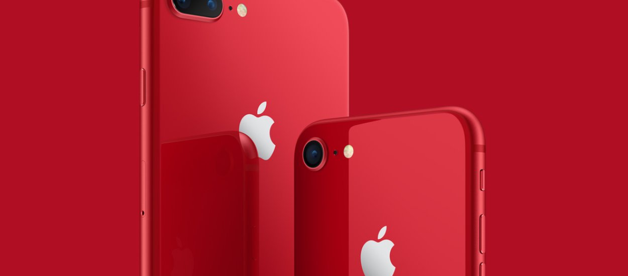 iPhone 8 i 8 Plus w nowym kolorze - wersja Product (RED) dostępna