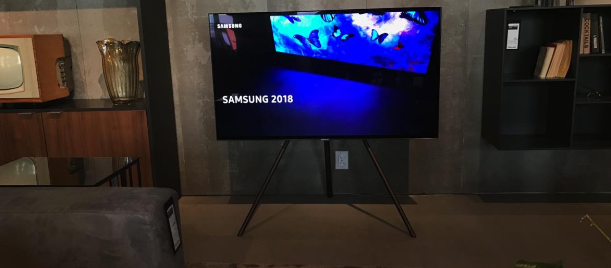 Telewizory niczym kameleon i tylko jeden kabel. Samsung przedstawia swoją ofertę na 2018