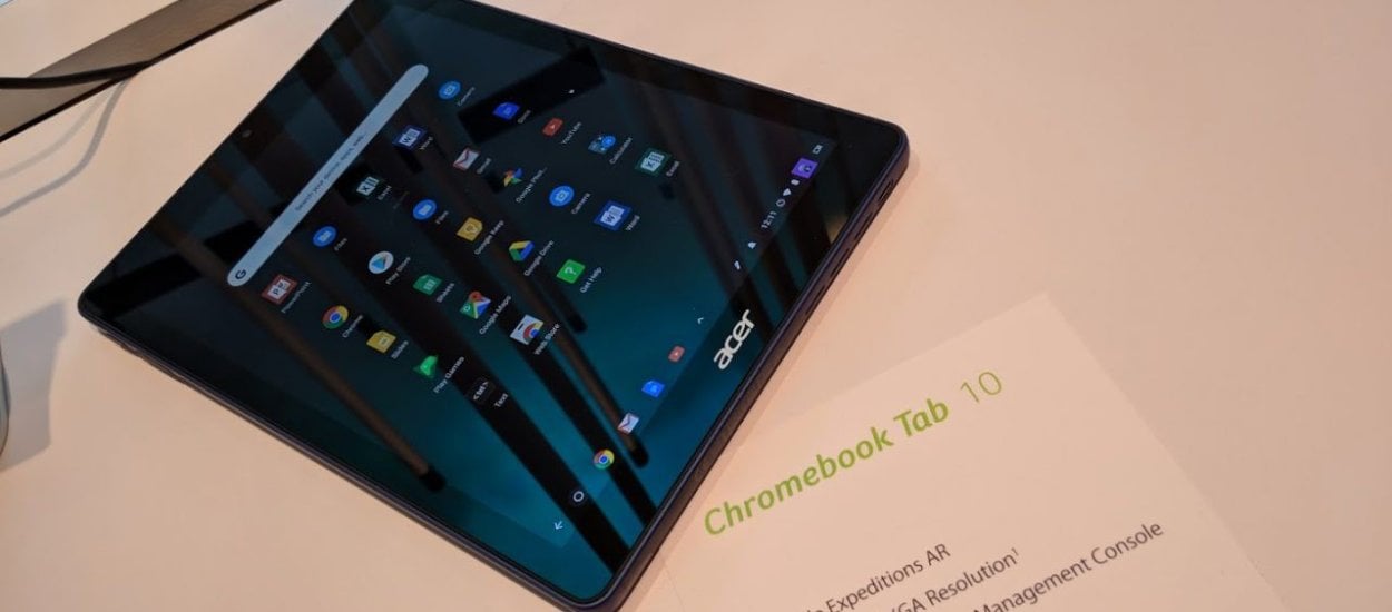 Tablet z Chrome OS to nie taki głupi pomysł - Acer Chrometab 10 - pierwsze wrażenia