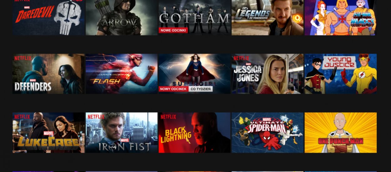 Najlepsze seriale o superbohaterach na Netflix