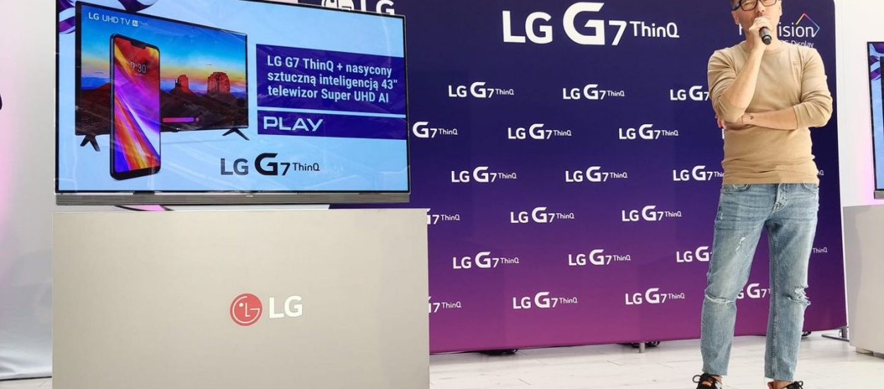 Świetna promocja w Play! LG G7 ThinQ z telewizorem 4K w zestawie
