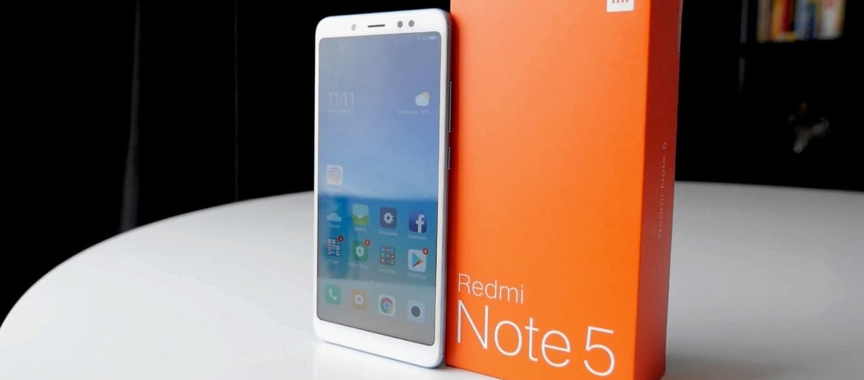 Xiaomi Redmi Note 5 - recenzja. Świetny smartfon za tysiaka