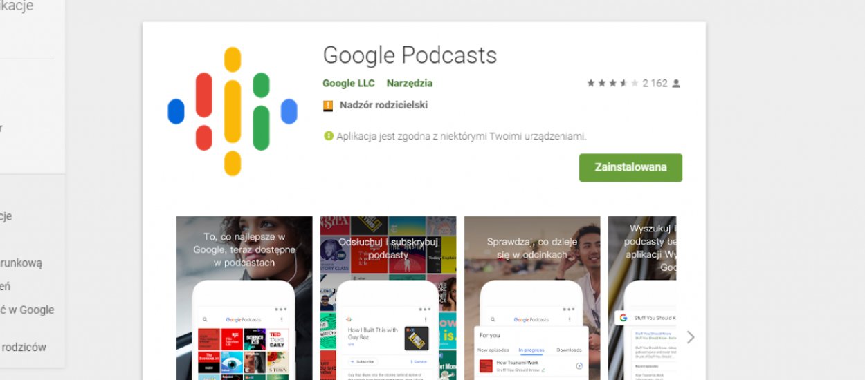 Google z nową aplikacją do podcastów - lekka, szybka i skuteczna
