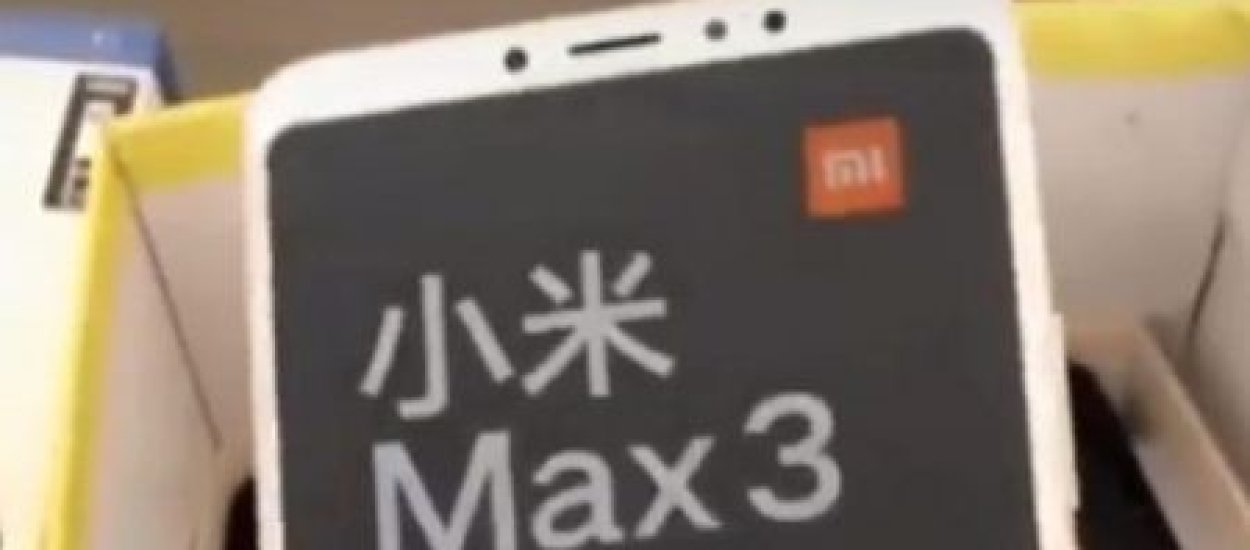 Tak wygląda Xiaomi Mi Max 3. Z powodzeniem zastąpi rakietkę do ping-ponga