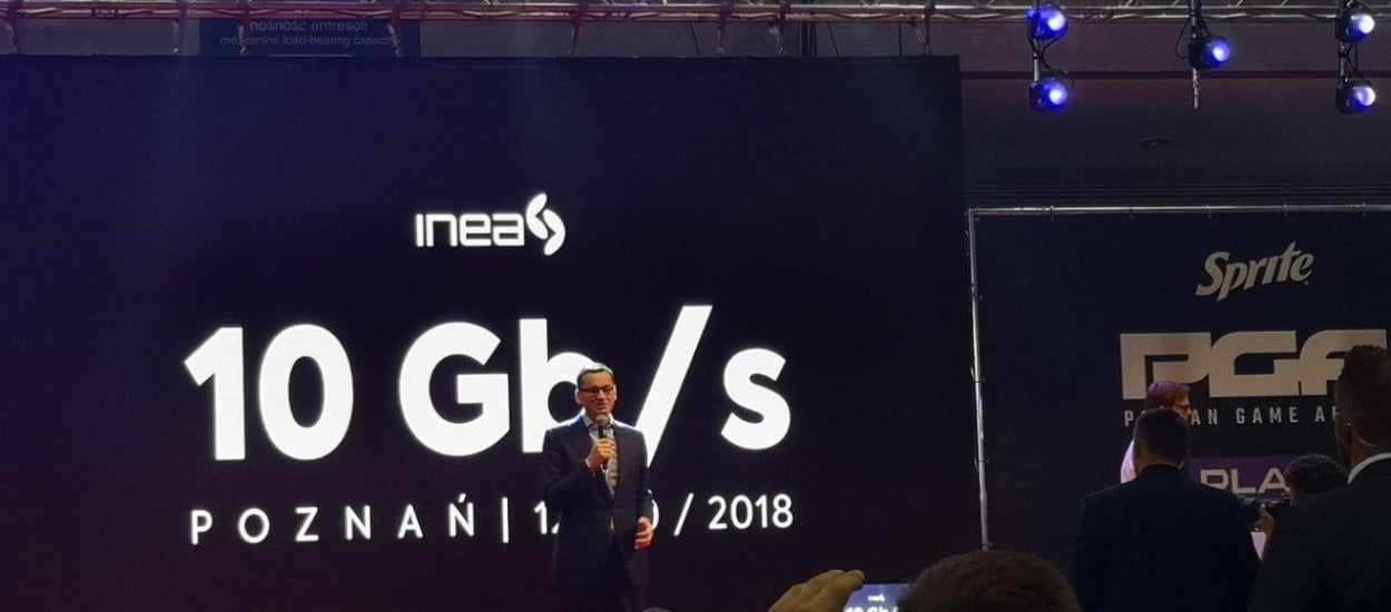 INEA wprowadza do oferty symetryczne łącze 10 Gb/s. Takiego internetu w Polsce jeszcze nie było