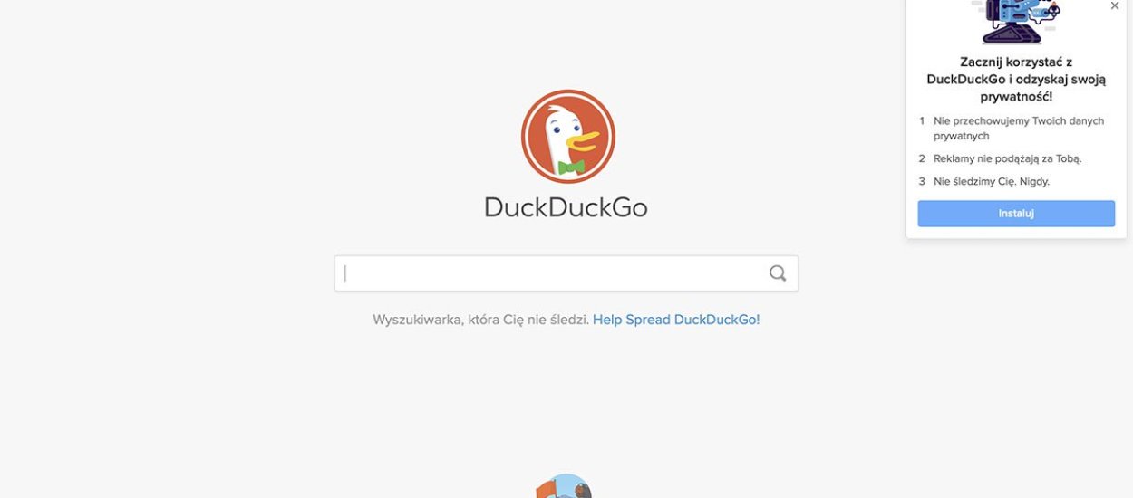 Duck Duck Go jako alternatywa dla Google. Prywatna i bezpieczna wyszukiwarka