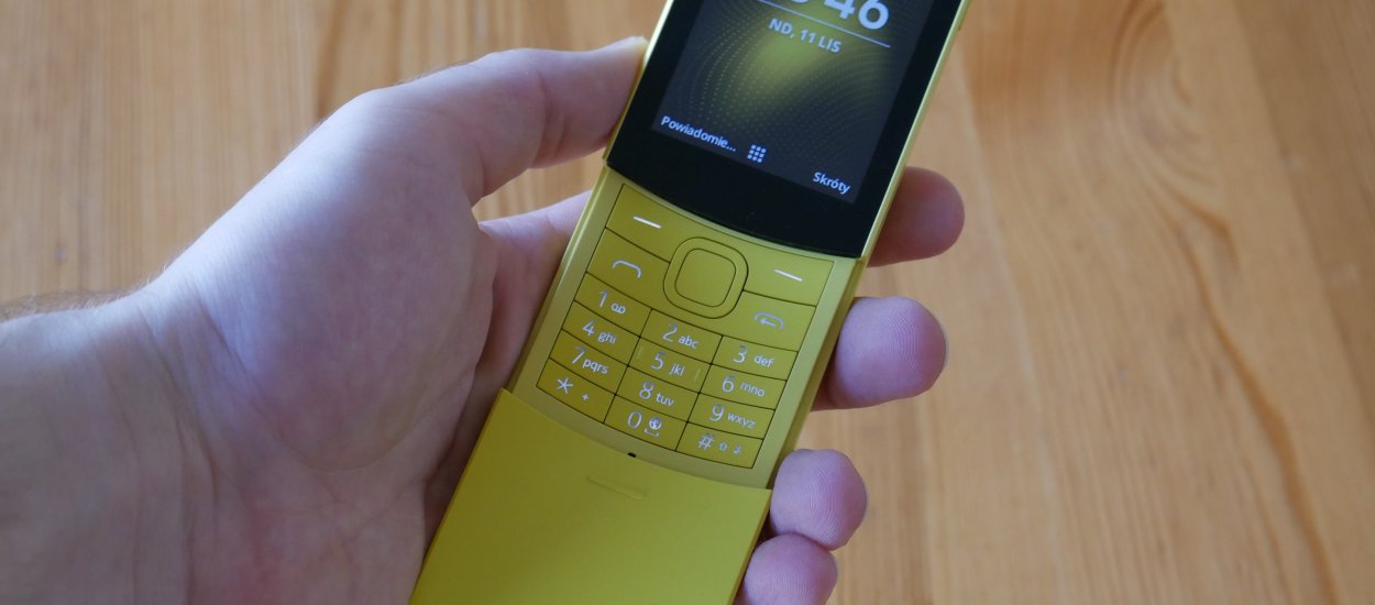 Recenzja Nokia 8110 4G. Powrót legendy w zaskakującym stylu