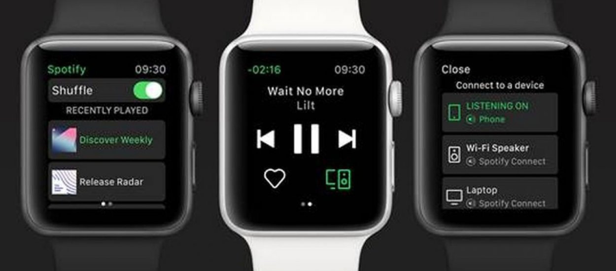 Dla tej aplikacji kupiłbym Apple Watch. Spotify trafia na zegarek Apple