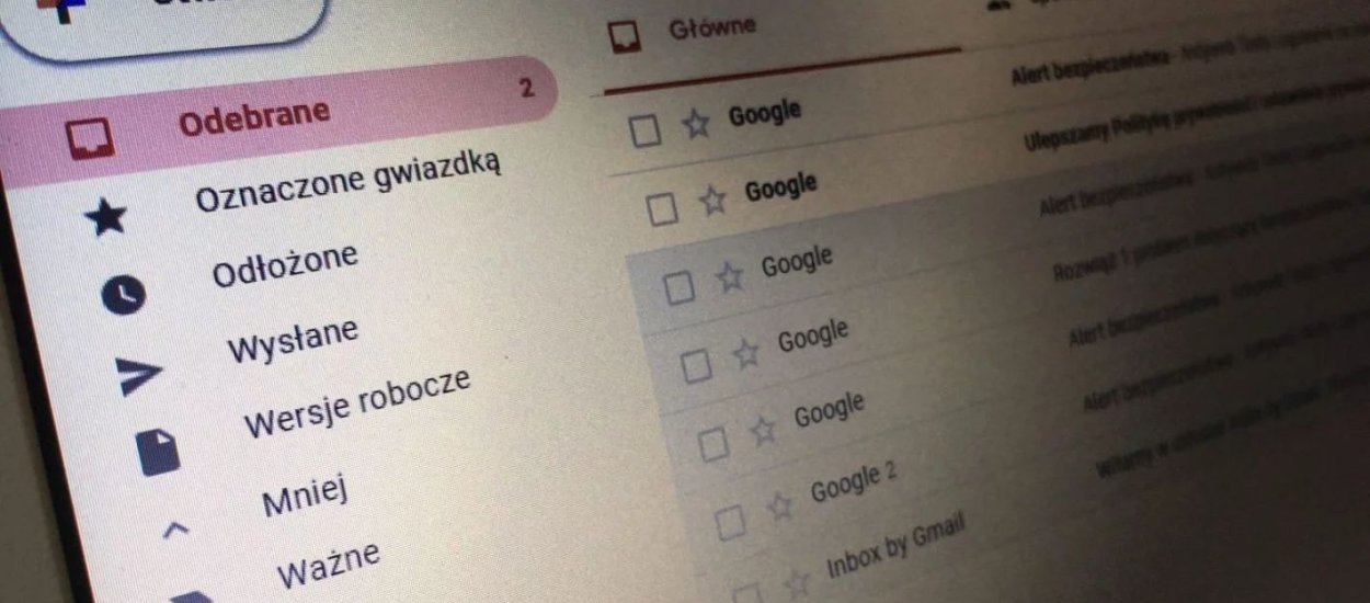 Gmail jest najpopularniejszym webmailem w Polsce, ale co z pocztą na Onecie czy WP?