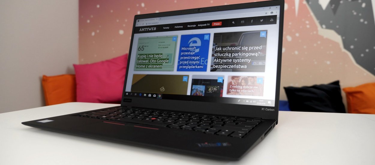 Masz firmę? W takim razie poznaj laptopa Lenovo ThinkPad X1 Carbon 6 - świetnego kompana do biznesu