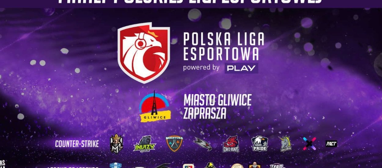 Finały sezonu Jesień 2018 Polskiej Ligi Esportowej odbędą się w Gliwicach