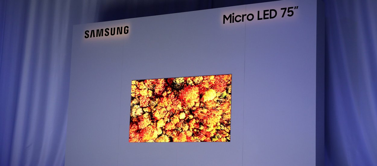 Micro LED. Samsung prezentuje wyświetlacze przyszłości