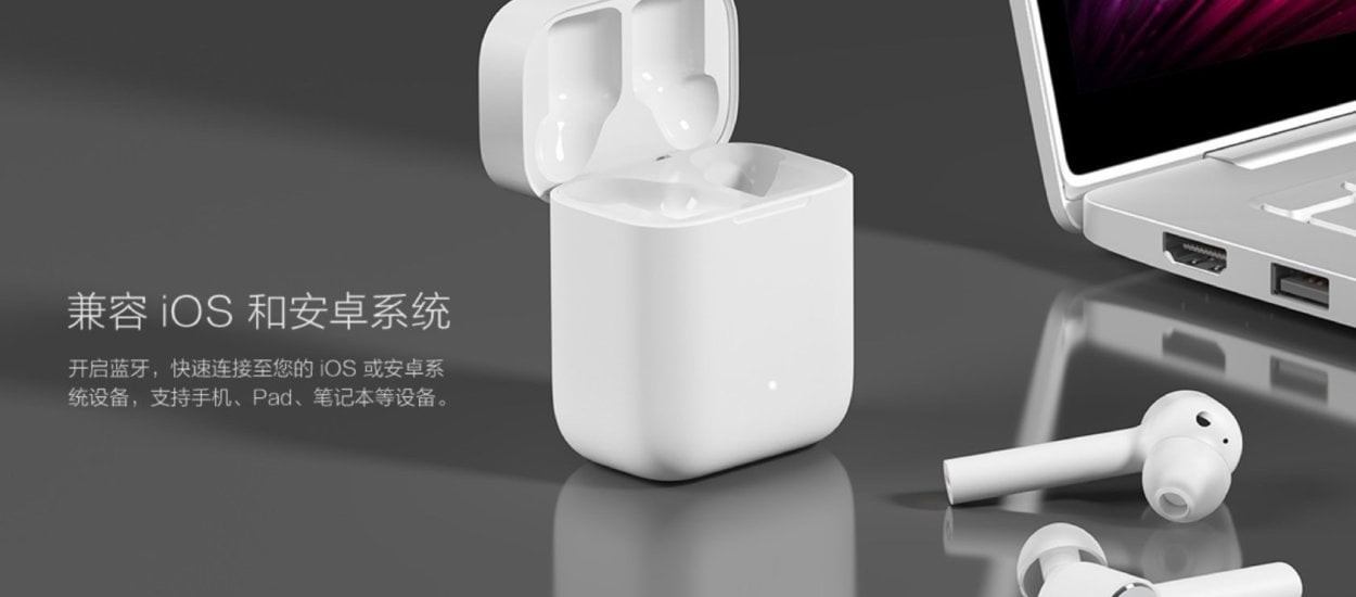 Nowe słuchawki Xiaomi jeszcze łatwiej pomylić z tymi od Apple... no chyba, że spojrzymy na cenę