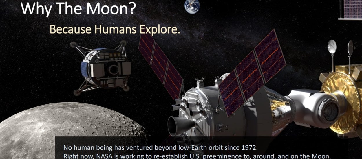 Wiceprezydent Mike Pence mówi, że USA wróci na Księżyc już za 5 lat
