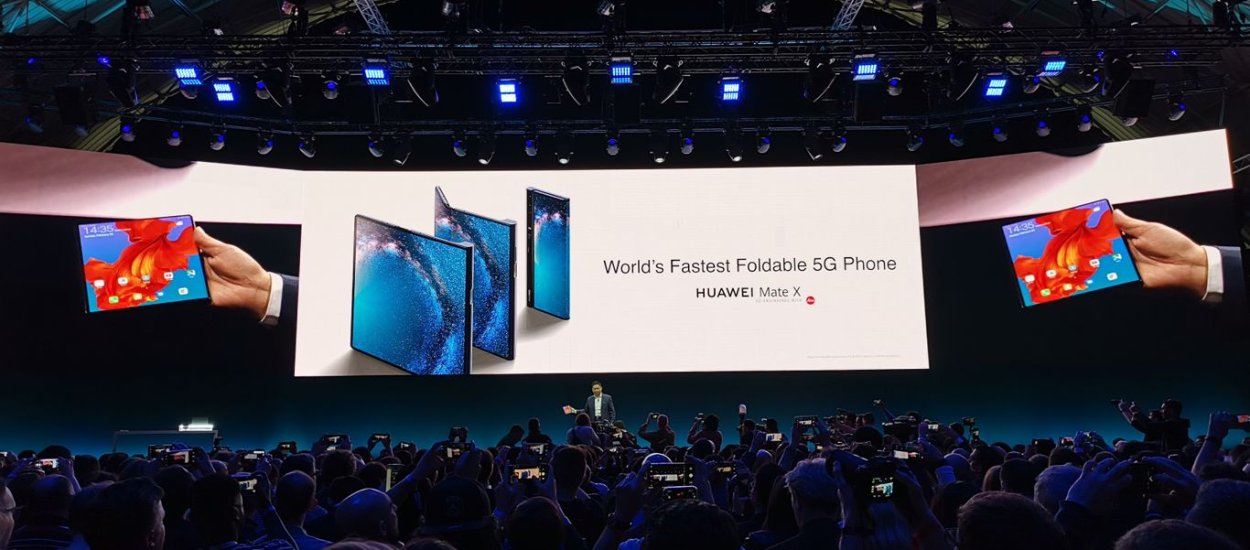 "Zginany" Huawei Mate X oficjalnie! Najszybsze 5G, niezwykła konstrukcja i porażająca cena