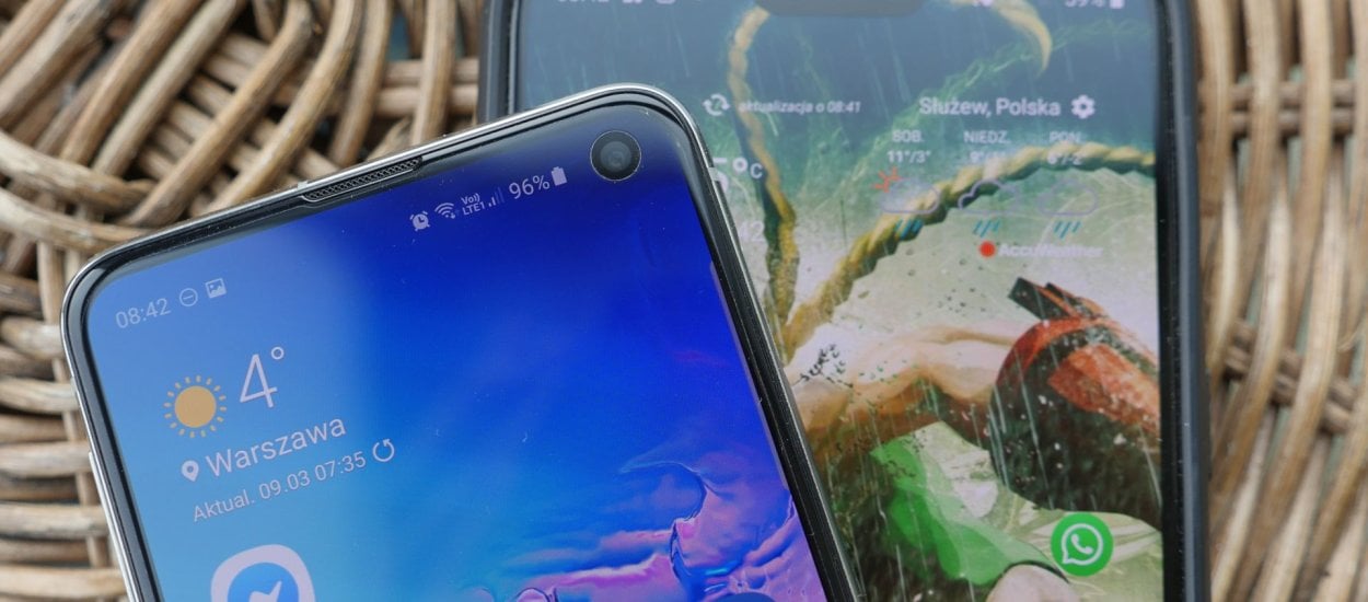 Samsung wstydzi się dziury w Galaxy S10. Zapowiada brak wcięć w smartfonach