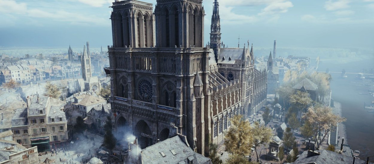 Assassin's Creed: Unity pomoże w odbudowie spalonej katedry Notre Dame?