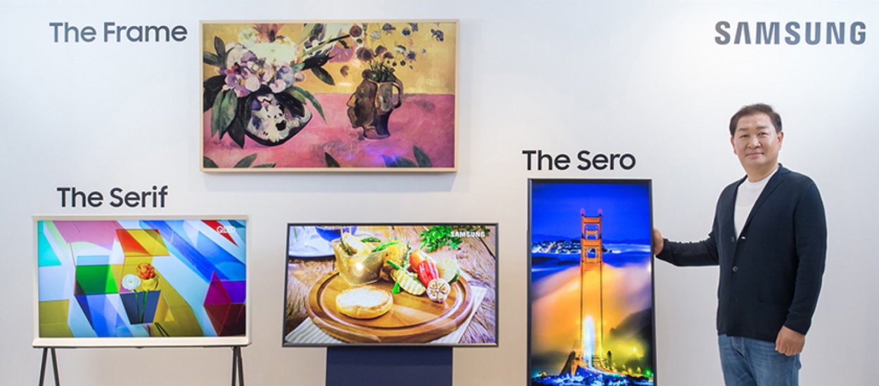 Samsung prezentuje Sero. Telewizor z pionowym ekranem